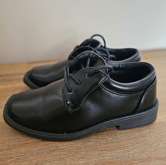 JOSMO Toddler Boys Classic Black Oxford Dress Shoes - Picture 5 of 9